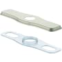 Gerber 10-1/4" Centerset Escutcheon Plate Brushed Nickel