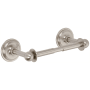 Ginger Double Post Toilet Toilet Paper Holder from the London Terrace Collection Satin Nickel