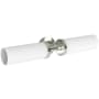 Ginger Kubic 2 Light 19.1" Wide Bathroom Fixture Polished Nickel