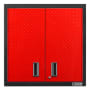 Gladiator Premier 30"W x 30"H Pre-Assembled Two-Door Gearbox Granite / Red