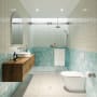Glass Warehouse Polaris 78" High x 60" Wide Bypass Frameless Shower Door with Clear Glass Brushed Nickel