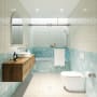 Glass Warehouse Polaris 66" High x 60" Wide Bypass Frameless Tub Door with Clear Glass Brushed Nickel