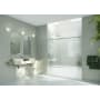 Glass Warehouse Astro 60" High x 72" Wide Sliding Frameless Tub Door with Clear Glass Chrome