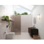 Glass Warehouse Ursa 78" High x 36" Wide Shower Screen Frameless Shower Door with Bronze Tinted Glass Brushed Nickel