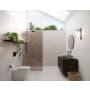 Glass Warehouse Ursa 78" High x 36" Wide Shower Screen Frameless Shower Door with Bronze Tinted Glass Matte Black