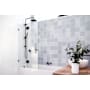 Glass Warehouse Halo 58" High x 34" Wide Hinged Frameless Tub Door with Clear Glass Oil Rubbed Bronze