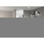 Glass Warehouse Albedo 78" High x 25-3/4" Wide Hinged Frameless Shower Door with Clear Glass Oil Rubbed Bronze