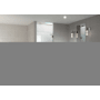 Glass Warehouse Albedo 78" High x 26-3/4" Wide Hinged Frameless Shower Door with Clear Glass Polished Nickel