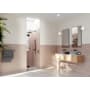 Glass Warehouse Halo 78" High x 34-1/2" Wide Hinged Frameless Shower Door with Clear Glass Oil Rubbed Bronze