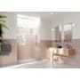 Glass Warehouse Halo 78" High x 56-1/2" Wide Hinged Frameless Shower Door with Clear Glass Polished Nickel