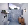 Glass Warehouse Vela 78" High x 20" Wide Shower Screen Frameless Shower Door with Clear Glass Oil Rubbed Bronze