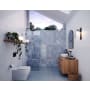 Glass Warehouse Vela 78" High x 31" Wide Shower Screen Frameless Shower Door with Clear Glass Oil Rubbed Bronze