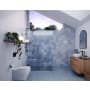 Glass Warehouse Vela 78" High x 55" Wide Shower Screen Frameless Shower Door with Clear Glass Oil Rubbed Bronze
