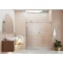 Glass Warehouse Eclipse 78" High x 72" Wide Sliding Frameless Shower Door with Clear Glass Chrome
