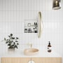 Glass Warehouse Juno 24" x 24" Framed Single Door Medicine Cabinet Satin Brass
