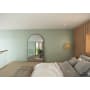 Glass Warehouse Kira 48" W x 83" H Arched Framed Bathroom Mirror Matte Black