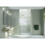 Glass Warehouse Astro 78" High x 52" Wide Sliding Frameless Shower Door with Clear Glass Brushed Bronze