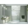 Glass Warehouse Astro 78" High x 56" Wide Sliding Frameless Shower Door with Clear Glass Chrome