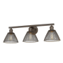 Golden Lighting Carver 3 Light 28" Wide Bathroom Vanity Light Rubbed Bronze