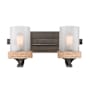 Golden Lighting Chatham 2 Light 4" Wide Vanity Light Gunmetal Bronze