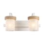 Golden Lighting Chatham 2 Light 4" Wide Vanity Light Natural White