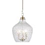 Golden Lighting Adeline 3 Light 12" Wide Pendant Modern Brushed Gold
