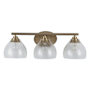 Golden Lighting Ariella 3 Light 8" Wide Vanity Light Brushed Champagne Bronze