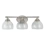 Golden Lighting Ariella 3 Light 8" Wide Vanity Light Pewter