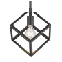Golden Lighting Cassio 11" Wide Pendant Matte Black