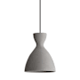 Golden Lighting Aethera 7" Wide Mini Pendant Grey Cement