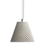 Golden Lighting Clarus 10" Wide Pendant Grey Cement