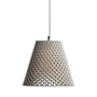 Golden Lighting Clarus 14" Wide Pendant Grey Cement