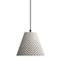 Golden Lighting Clarus 8" Wide Mini Pendant Grey Cement