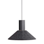 Golden Lighting Faroe 14" Wide Pendant Flecked Black / Grey