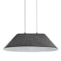 Golden Lighting Faroe 21" Wide Pendant Flecked Black / Grey