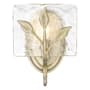 Golden Lighting Calla 9" Tall Wall Sconce White Gold