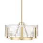 Golden Lighting Aenon 3 Light 17" Wide Drum Chandelier Brushed Champagne Bronze