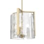 Golden Lighting Aenon 3 Light 13" Wide Taper Candle Pendant Brushed Champagne Bronze
