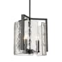 Golden Lighting Aenon 3 Light 13" Wide Taper Candle Pendant Matte Black