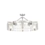 Golden Lighting Aenon 6 Light 28" Wide Semi-Flush Ceiling Fixture Pewter