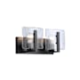 Golden Lighting Aenon 2 Light 15" Wide Vanity Light Matte Black