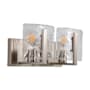 Golden Lighting Aenon 2 Light 15" Wide Vanity Light Pewter