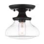 Golden Lighting Nash 8" Wide Semi-Flush Ceiling Fixture Matte Black