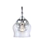 Golden Lighting Daphne 11" Tall Wall Sconce Chrome