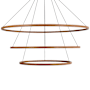Golden Lighting Veritas 59" Wide Ring Chandelier Driftwood
