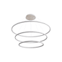 Golden Lighting Veritas 59" Wide Ring Chandelier Sand White