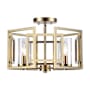 Golden Lighting Marco 4 Light 16" Wide Semi-Flush Ceiling Fixture Brushed Champagne Bronze