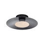 Golden Lighting Luma 12" Wide Semi-flush Ceiling Fixture Graphite / French Gold