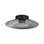 Golden Lighting Luma 12" Wide Semi-flush Ceiling Fixture Graphite