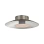 Golden Lighting Luma 12" Wide Semi-flush Ceiling Fixture Sand Nickel / French Gold